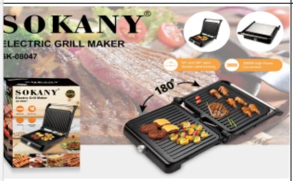 Sokany SK-08047- Electric Grill - Image 2