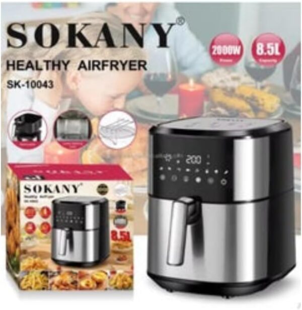 SOKANY SK- 10043 Air Fryer 8.5 Litter - Image 2