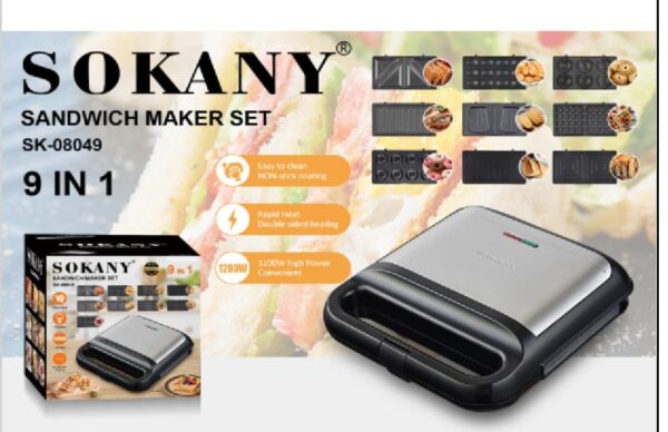 Sokany SK- 08049 Sandwich Maker